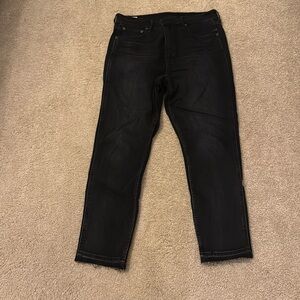Women’s Gap vintage slim high rise, black, size 32 long
